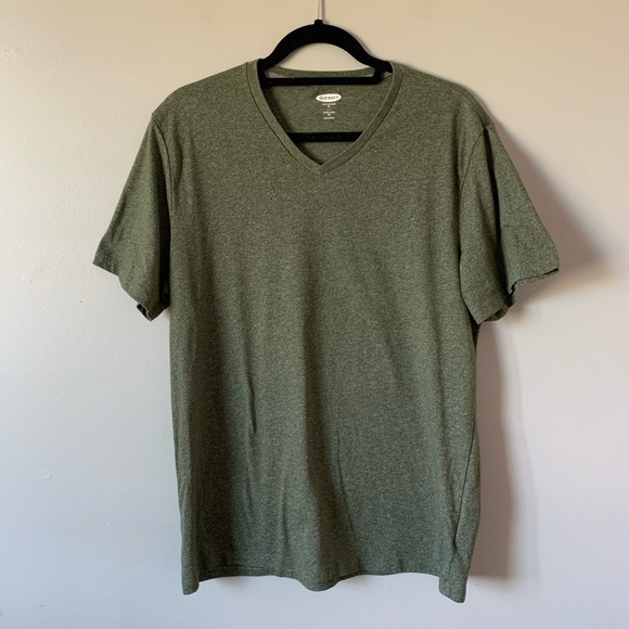 Old Navy Other - 3/$30 Old Navy green heathered short sleeve V neck